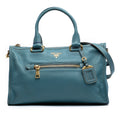 Vitello Daino Zip Top Satchel
