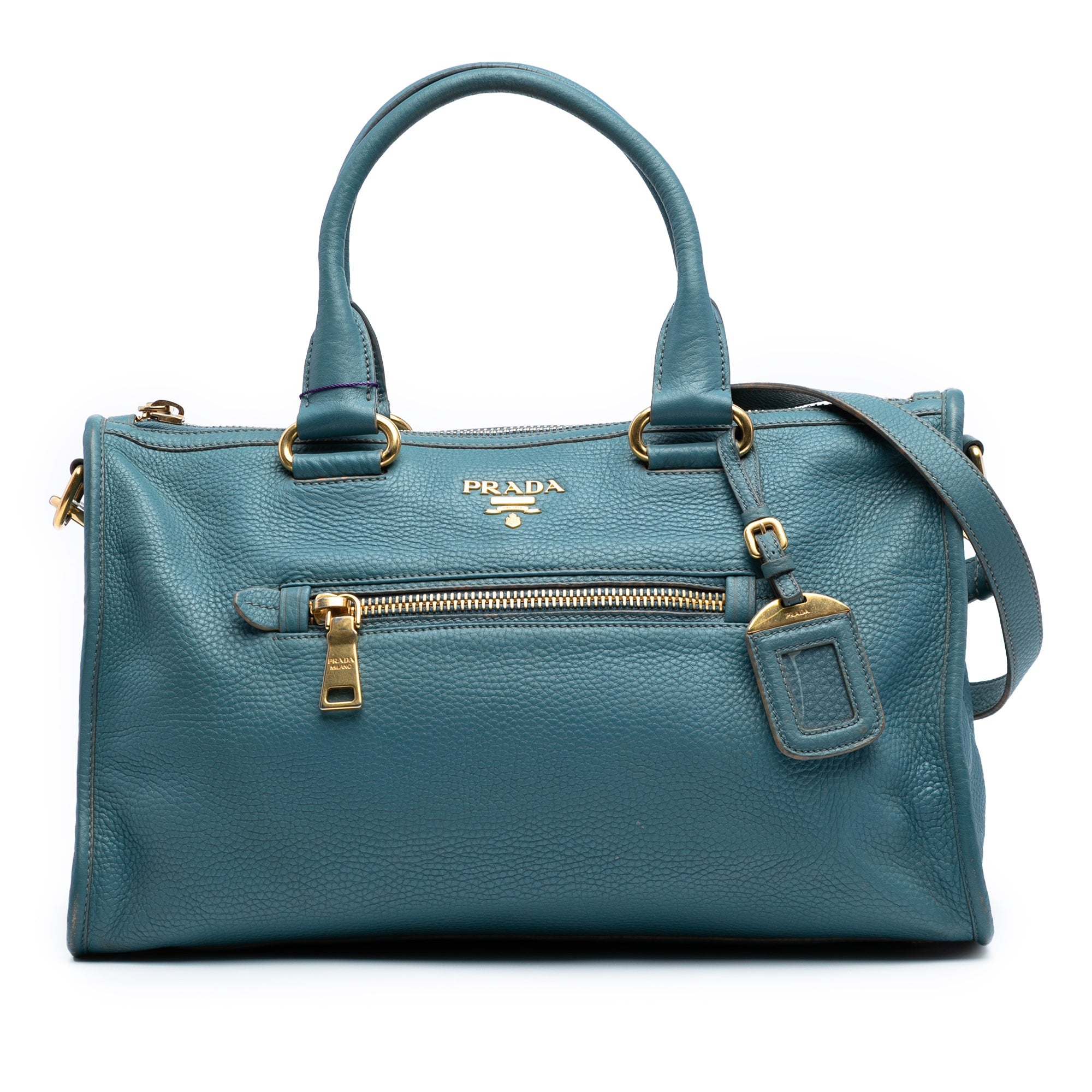 Vitello Daino Zip Top Satchel