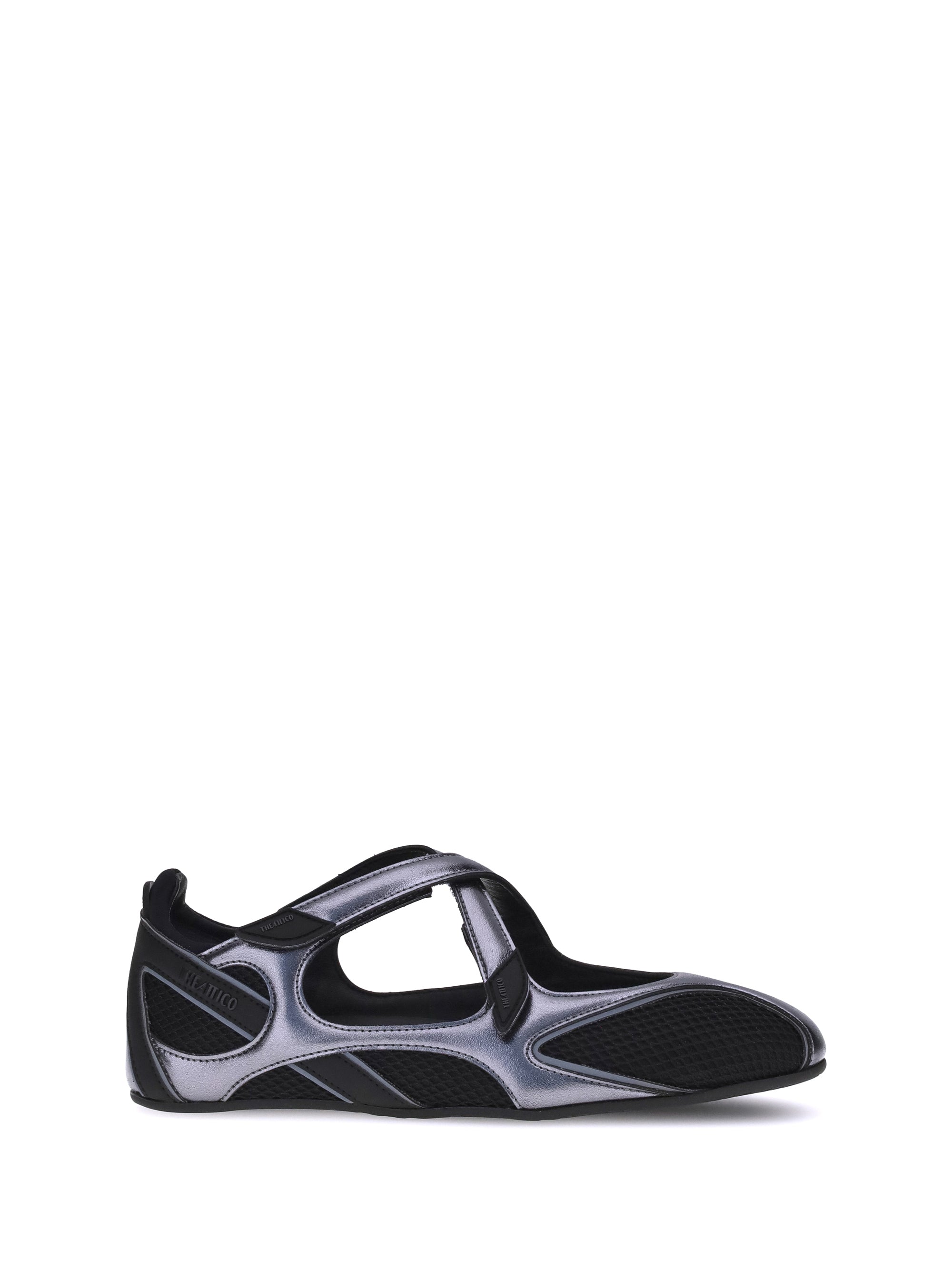 The Attico Nomad Ballerinas — Gray