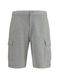 Brunello Cucinelli Multi-Pocket Cargo Cargo Shorts — Gray
