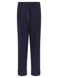 Alberto Biani Trousers — Navy