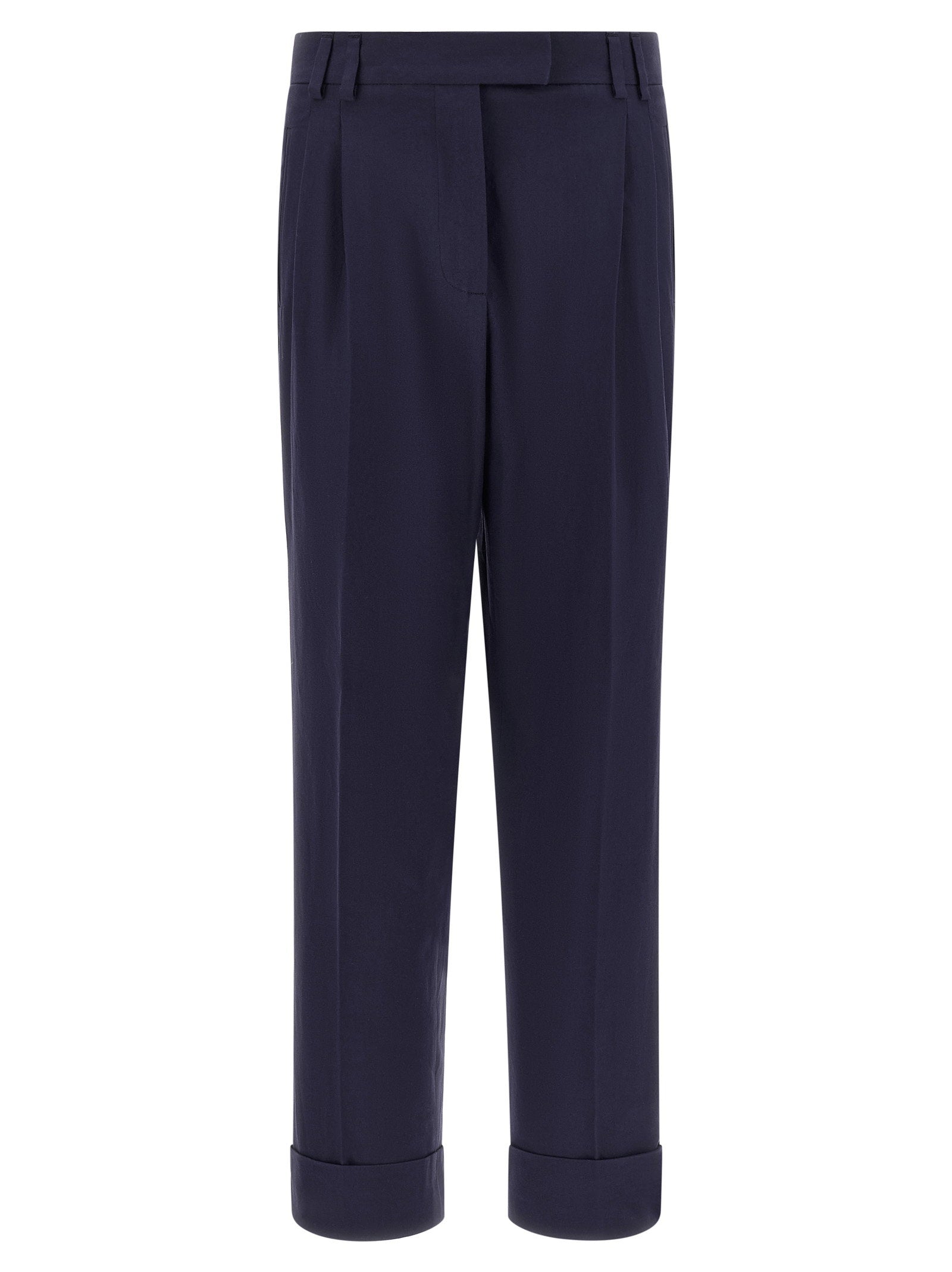 Alberto Biani Trousers — Navy