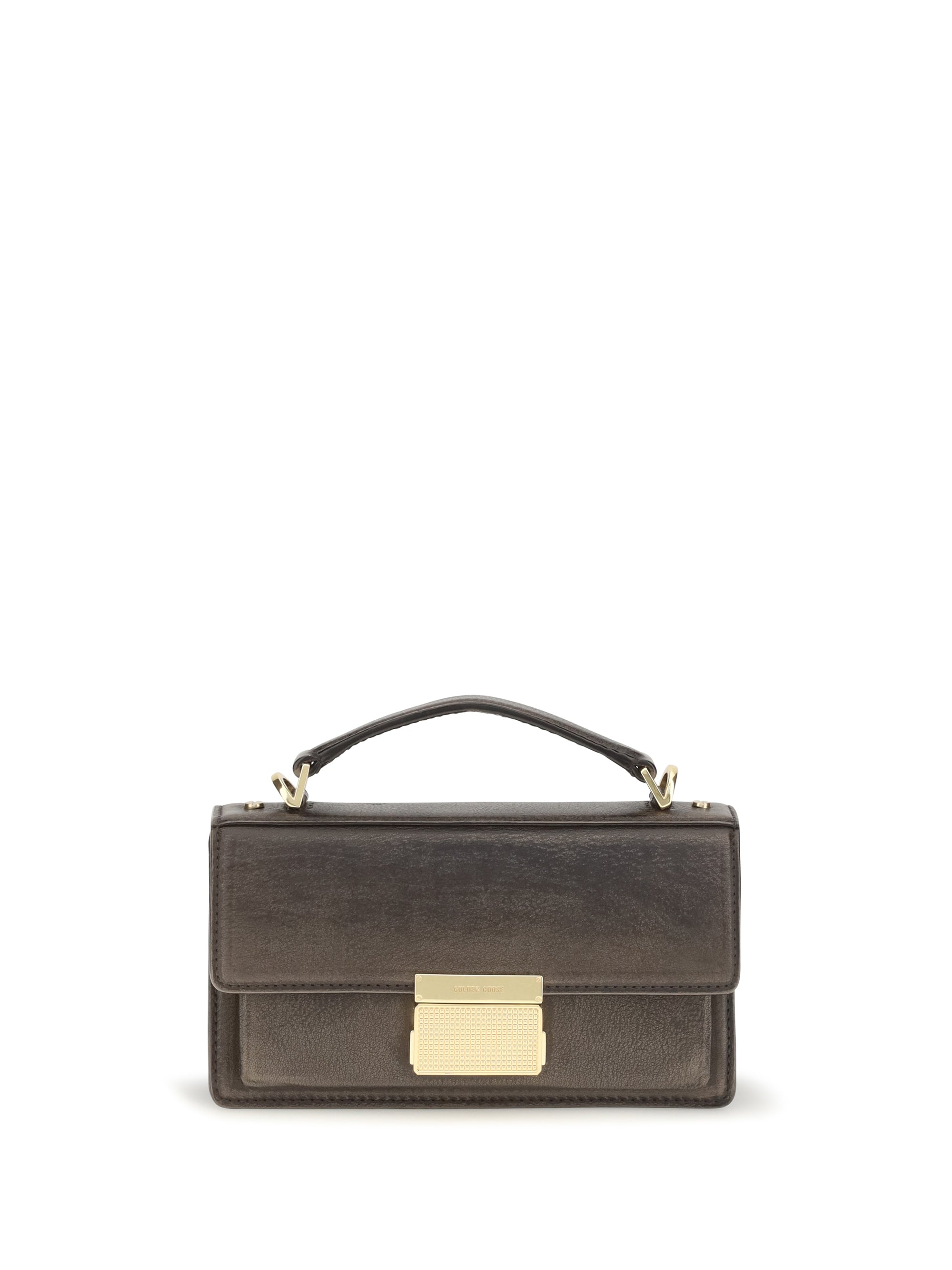 Golden Goose Venezia Top Handle Bag — Brown