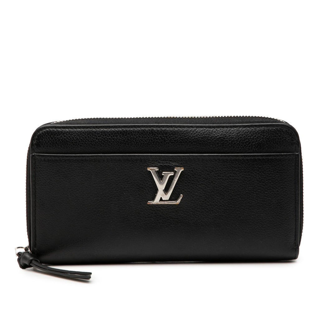 Leather Lockme Zippy Wallet