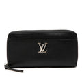 Leather Lockme Zippy Wallet