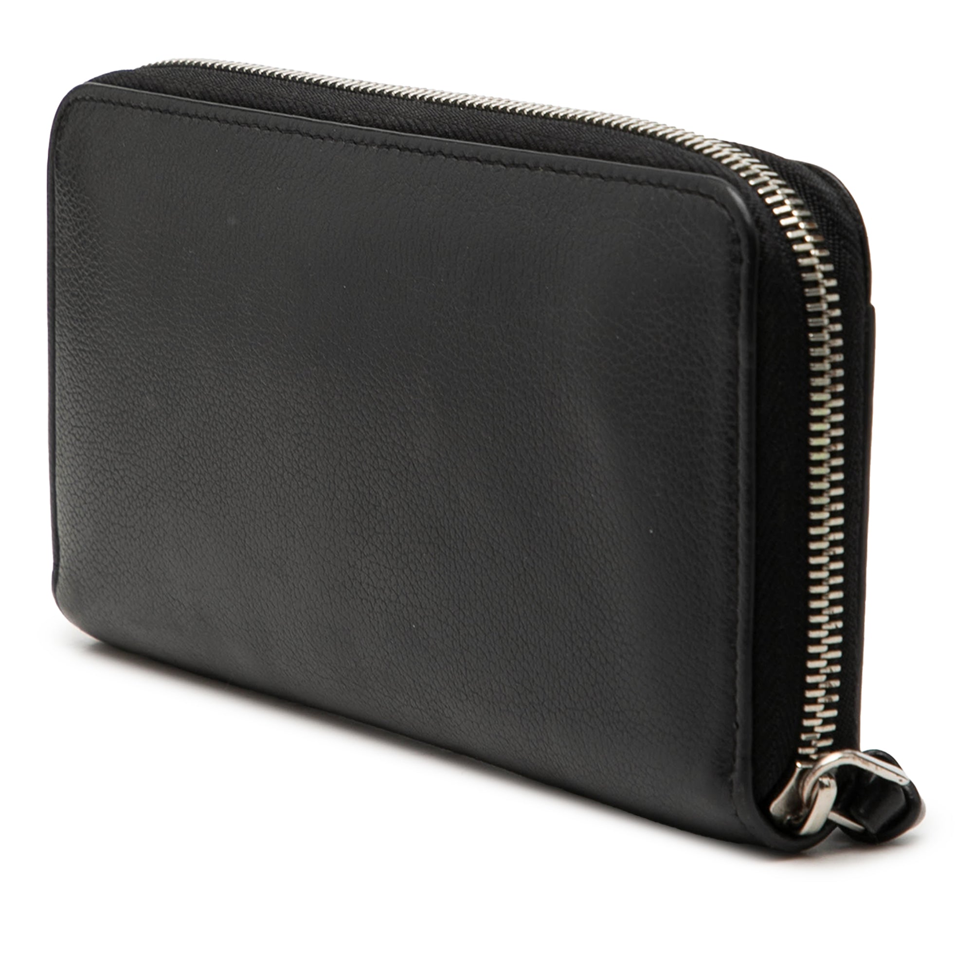Leather Lockme Zippy Wallet