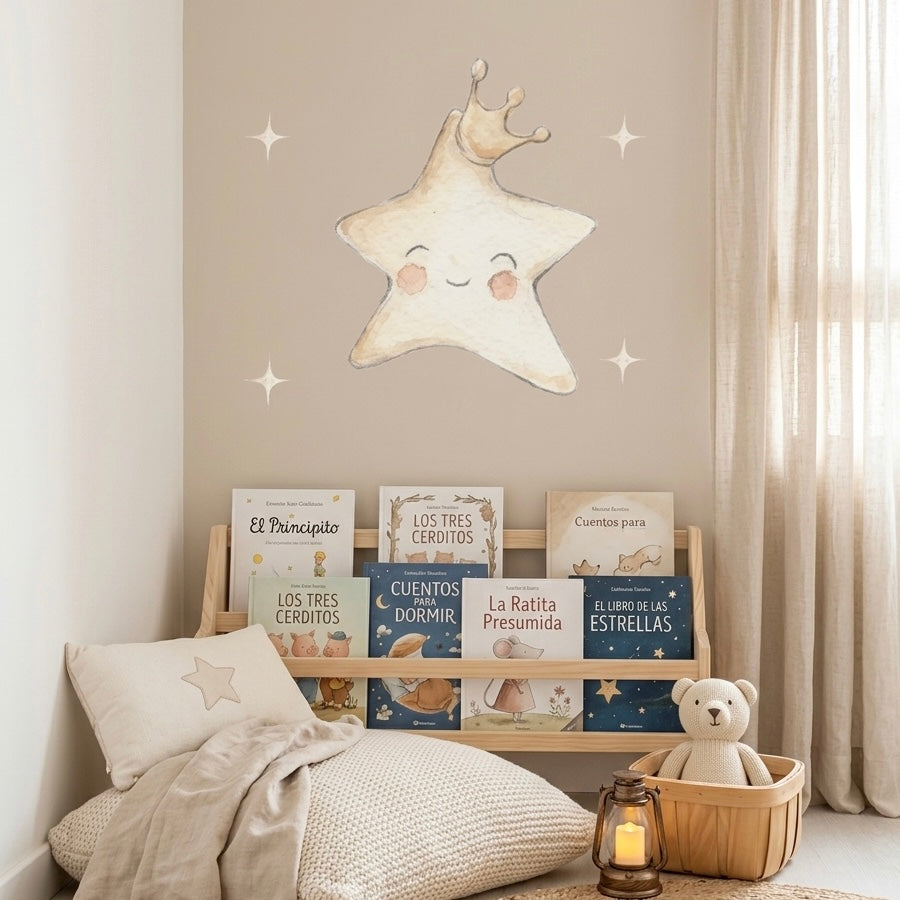 Vinilo Infantil Estrella "Small" STAR 80x80cm