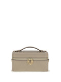 Tory Burch Charlie Clutch — Beige