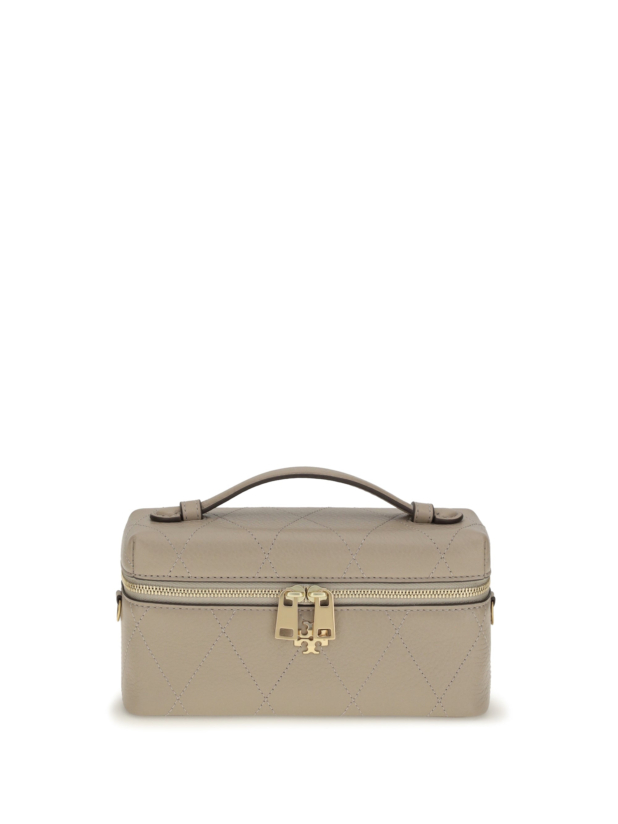 Tory Burch Charlie Clutch — Beige
