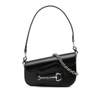 Mini Leather Asymmetric Horsebit 1955 Satchel