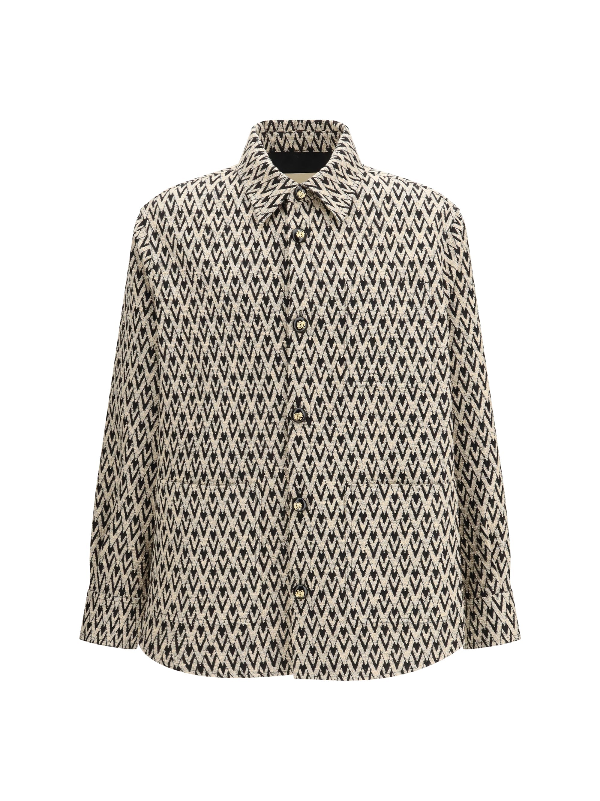 Valentino Toute La V Shirt — Beige