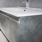 BATHME MADISON TOP Conjunto Completo Mueble 3 Cajones Cemento