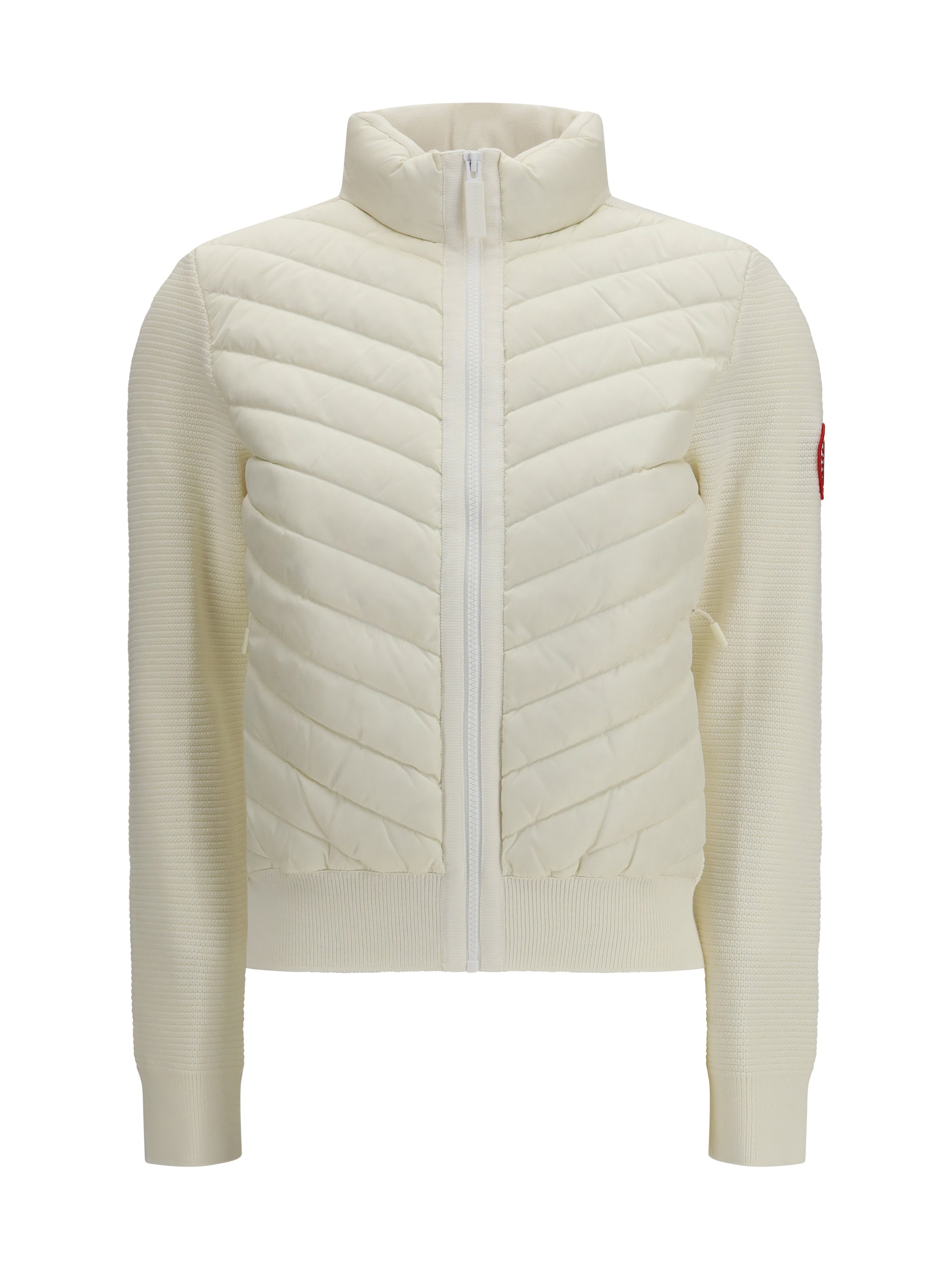 Canada Goose Wool-Blend Quilted Down Jacket — Beige