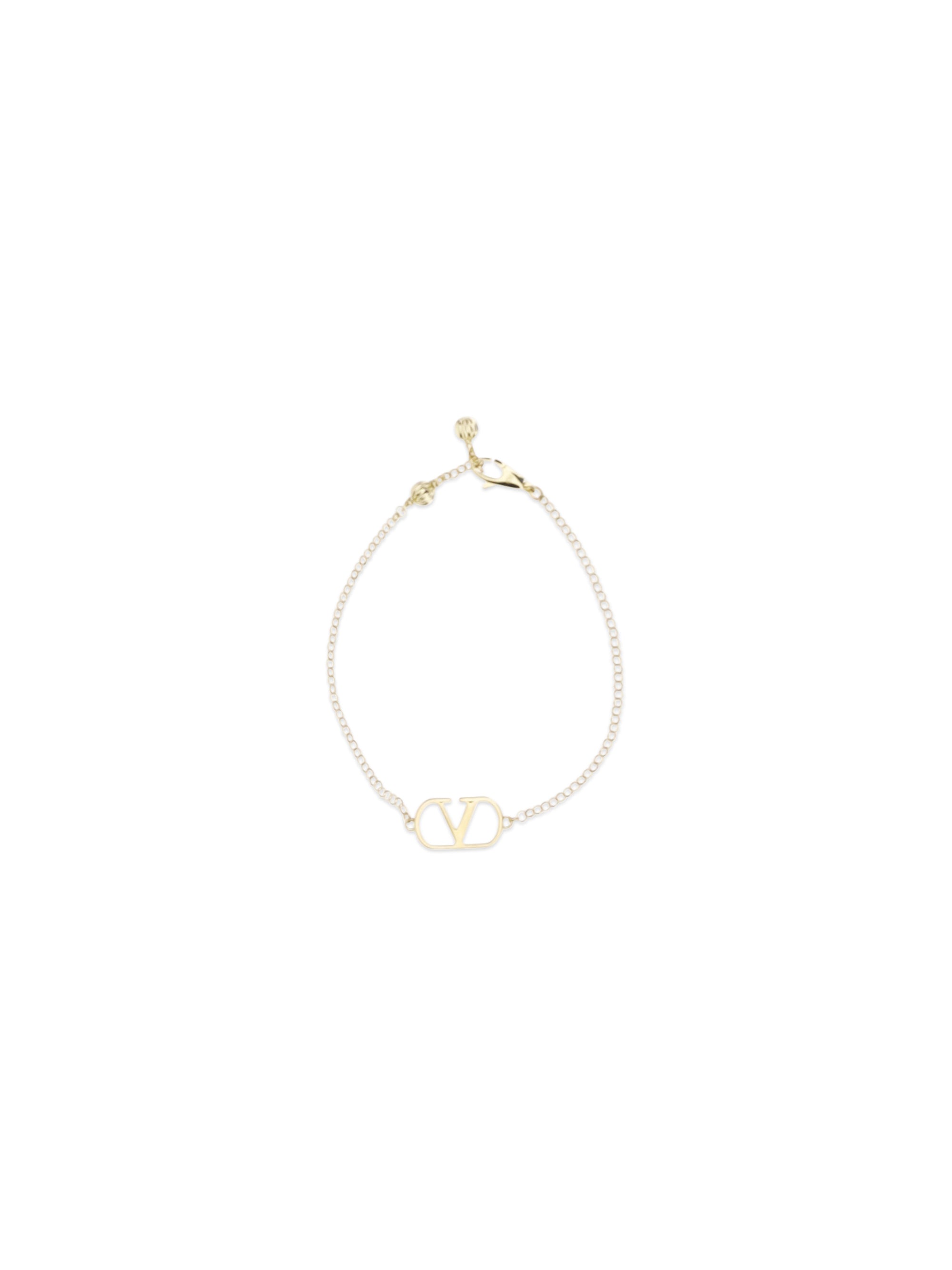 Valentino Garavani VLogo Bracelet — Gold