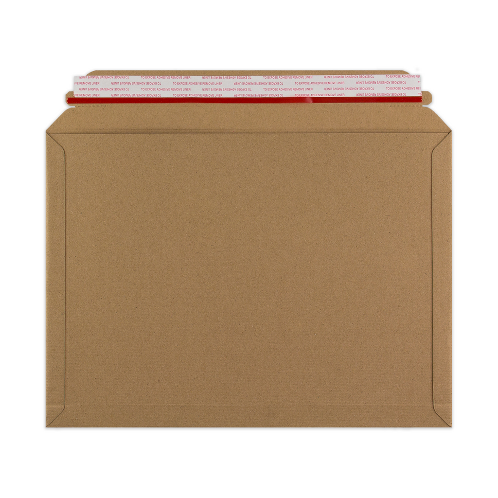 Manila Brown Peel & Seal Rigid Board Mailers Envelope (248 x 345mm)