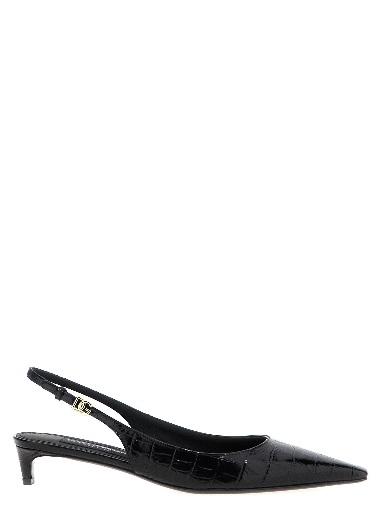 Dolce & Gabbana Slingback Heel — Black