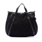 GG Denim Abbey D Ring Satchel