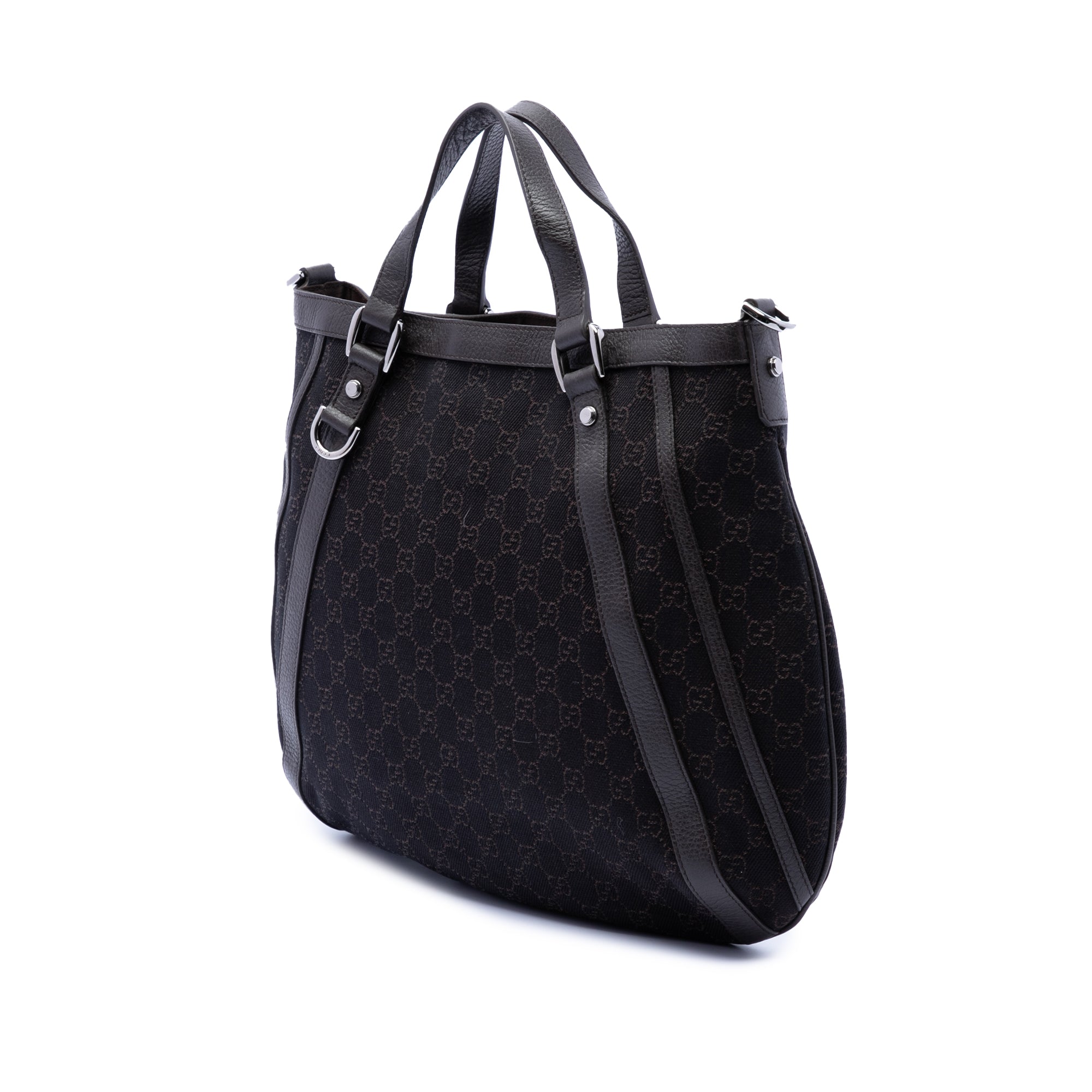 GG Denim Abbey D Ring Satchel