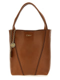 Chloé Spin Shoulder Bag — Brown