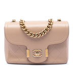 Paris-Greece Calfskin Archi Chic Flap