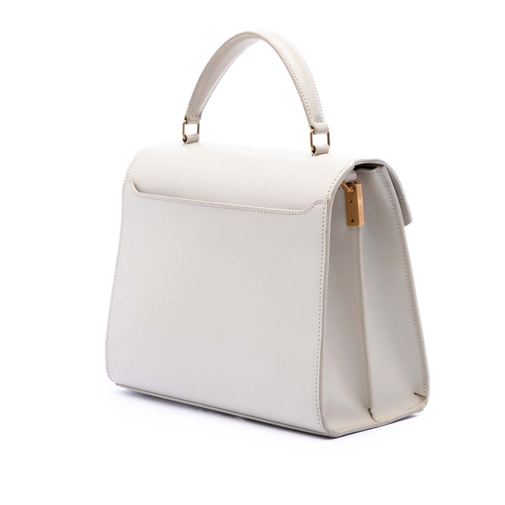 Medium Smooth Calfskin Classic Monogram Cassandra Top Handle Bag