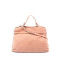 Large CC Quilted Suede Sea Hit Tote