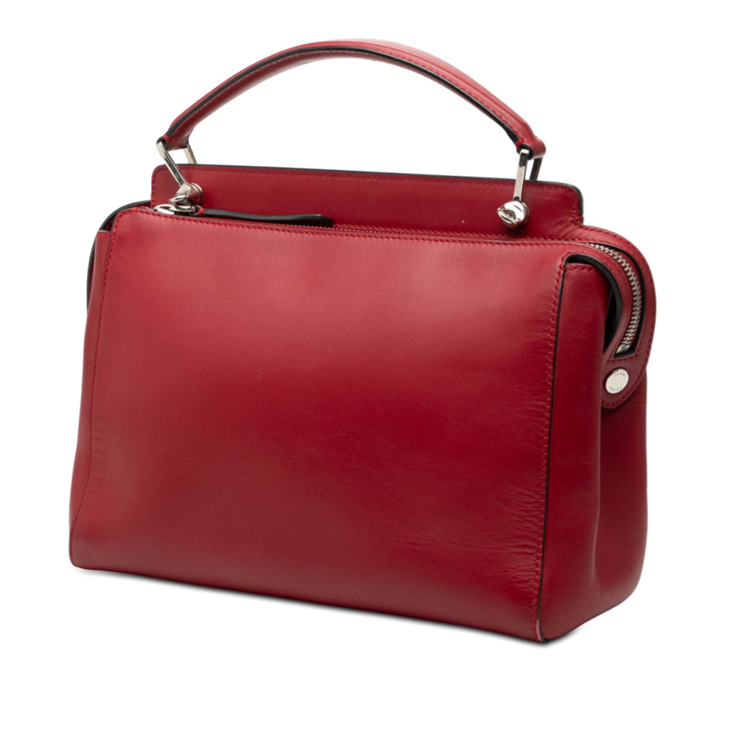 Medium Leather DotCom Satchel