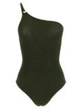 Hunza G Clara Swimsuit — Olive