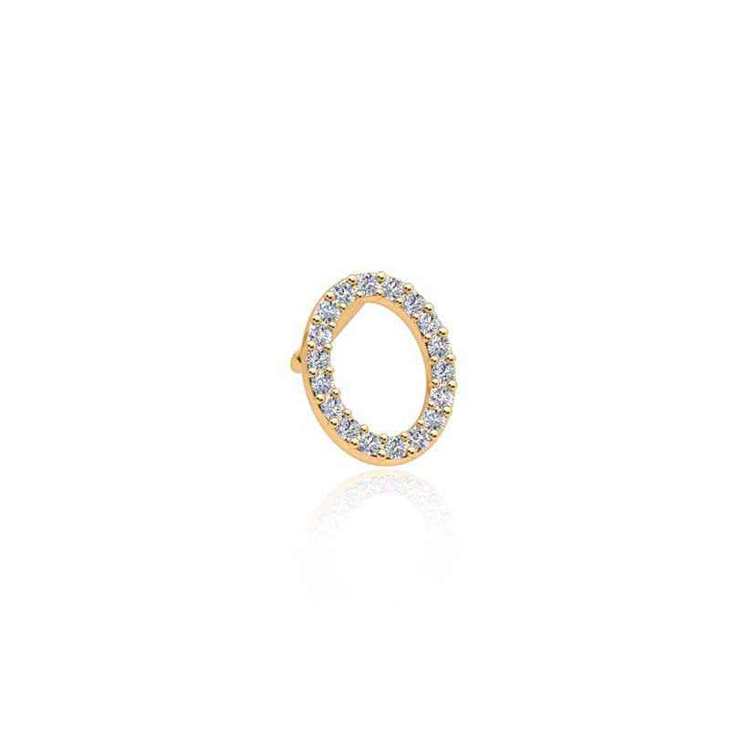 CLOUD Diamond Stud Earring Single By ALINKA Fine Jewellery