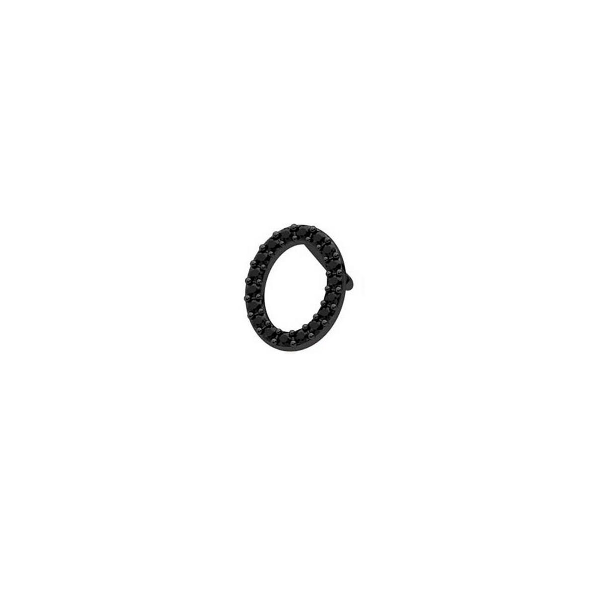 CLOUD Black Diamond Stud Earring Single By ALINKA Fine Jewellery
