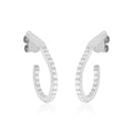 CLOUD Diamond Hoop Earrings Pair By ALINKA Fine Jewellery