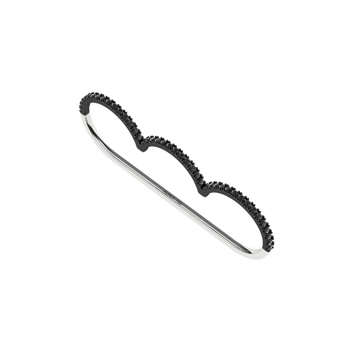 CLOUD Superfine Black Diamond Ring By ALINKA Fine Jewellery