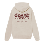 Beige Coast Lovers Hoodie