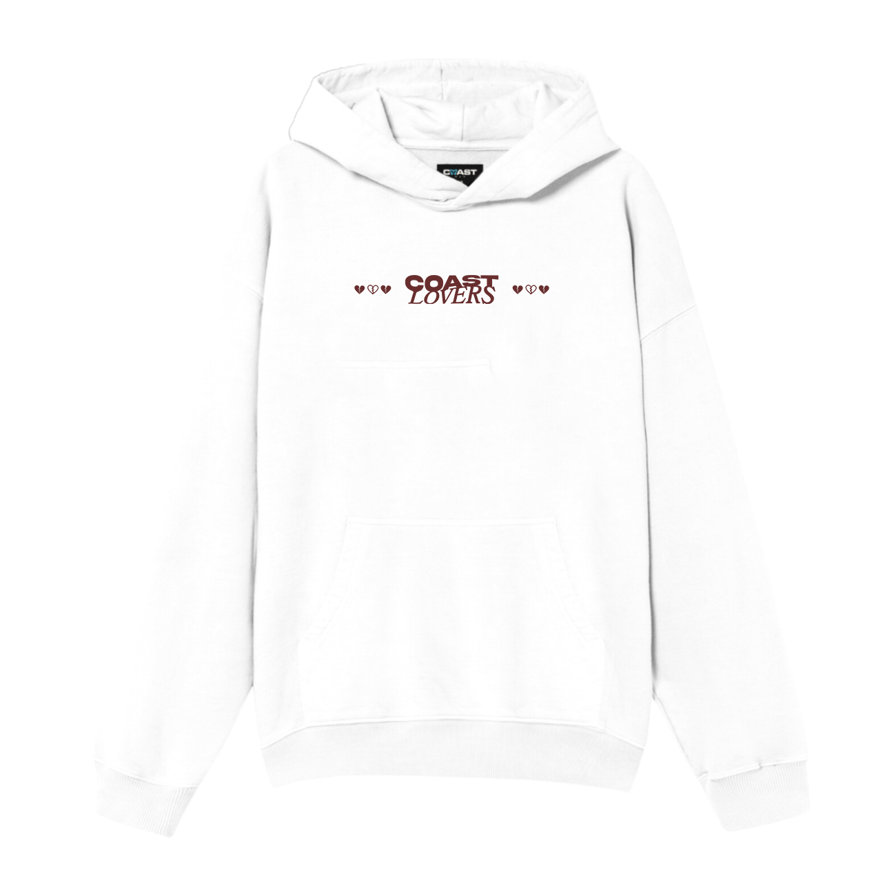 White Coast Lovers Hoodie