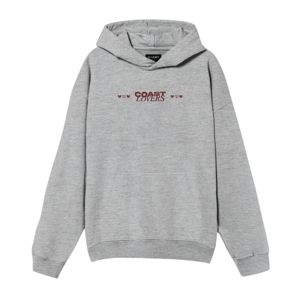 Gray Coast Lovers Hoodie