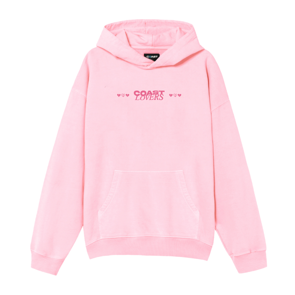 Pink Coast Lovers Hoodie