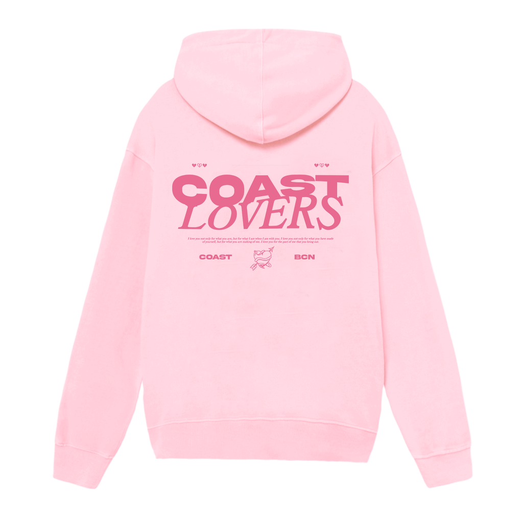Pink Coast Lovers Hoodie