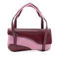 Leather Trimmed Mesh Handbag
