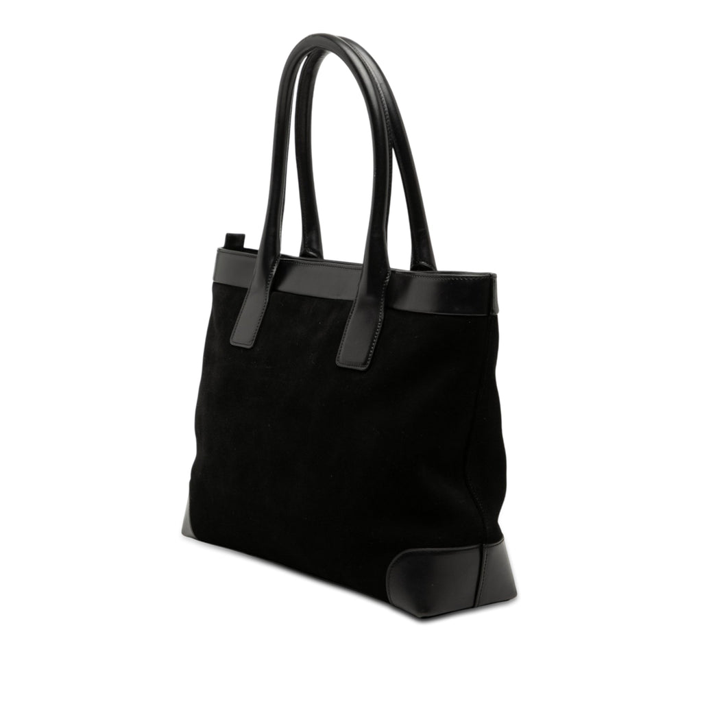 Suede Web Tote
