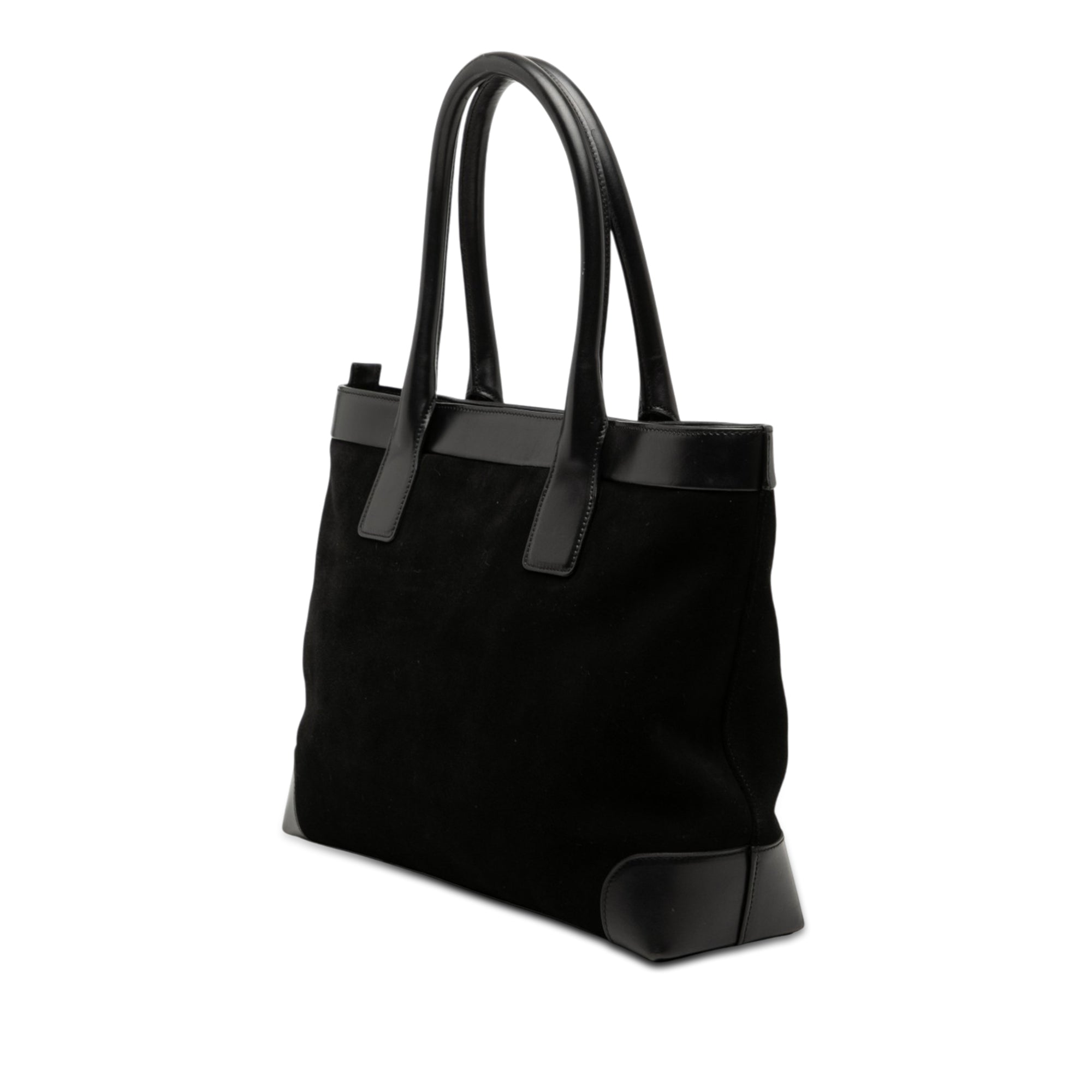 Suede Web Tote