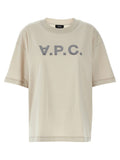 A.p.c. Logo-Embossed T-Shirt — Cream