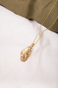 COLGANTE PETALO CADENA FINA | BRONCE