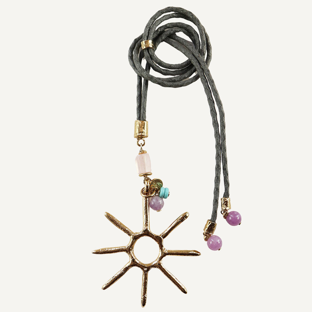 Collar largo ajustable SERENIDAD Sol Monsul