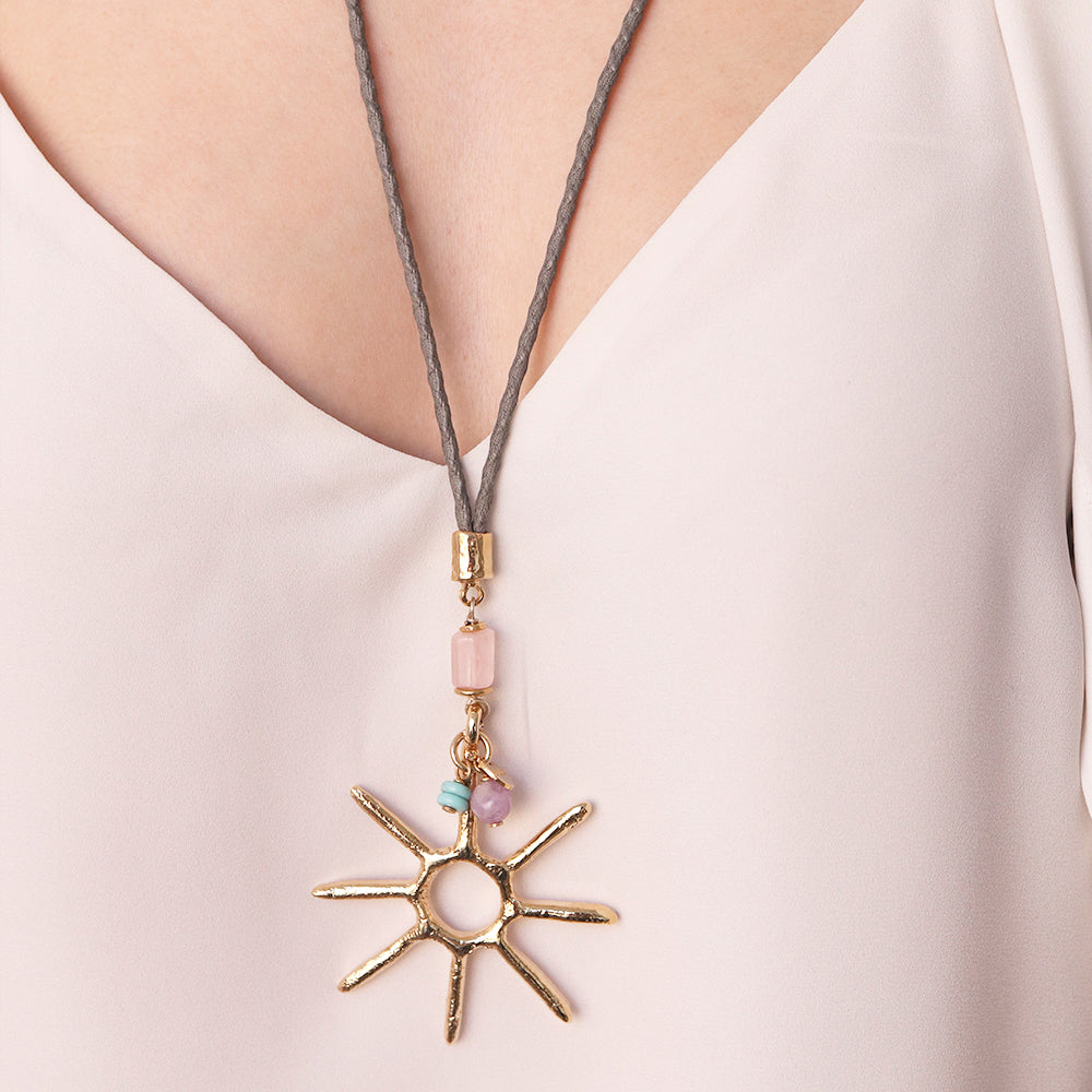 Collar largo ajustable SERENIDAD Sol Monsul