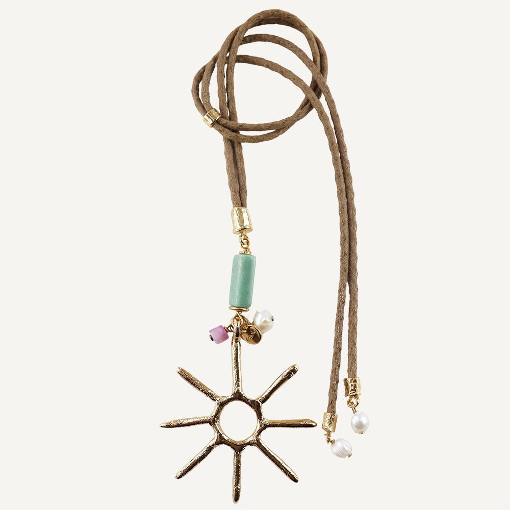 Collar largo ajustable SERENIDAD Sol Monsul