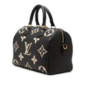 Bicolor Monogram Empreinte Giant Speedy Bandouliere 25