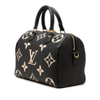 Bicolor Monogram Empreinte Giant Speedy Bandouliere 25