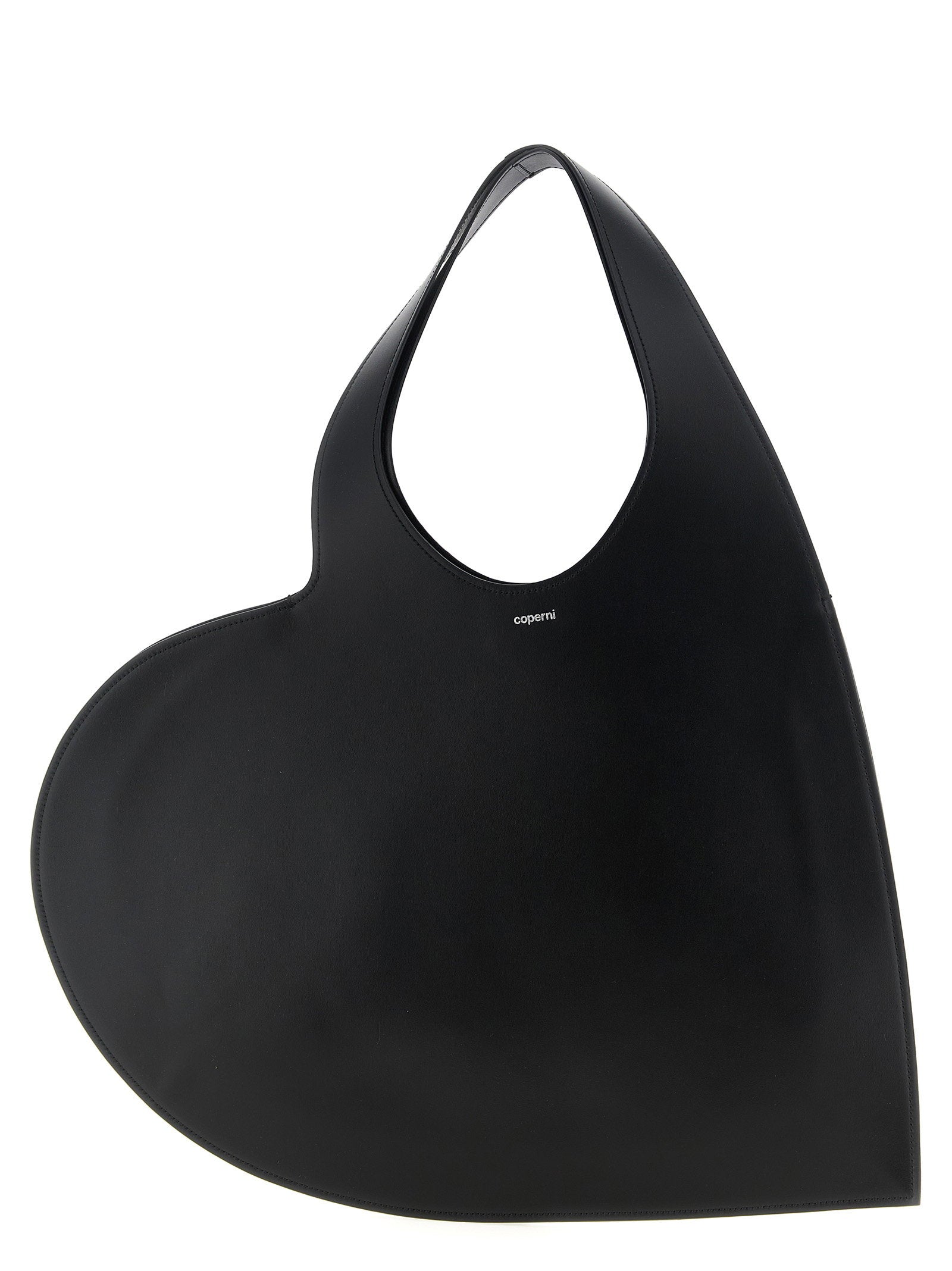 Coperni Double Heart Shoulder Bag — Black