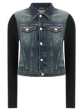 Coperni Hybrid Rib Denim Jacket — Blue