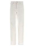 Coperni Tapered Denim Jeans — Cream